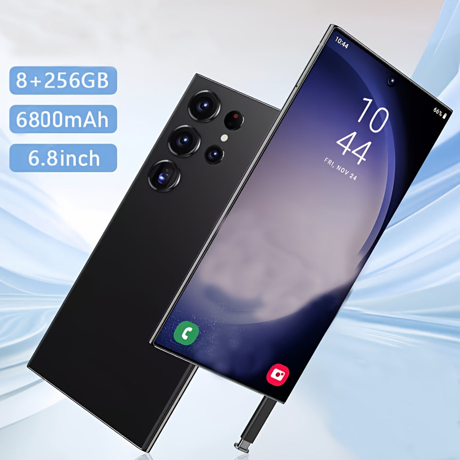 Andorid 13 Unlock Cell Phone, Touchscreen Unlock Smartphone, Dual SIM, Dual Standby, Face Recognition, 50 13MP HD Camera, 6800 MAh, 8 256GB With Stylus, Headphones, Type-c Charging Cable, Case, Screen Protector, Holiday Birthday Gift