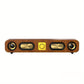 Portable Wireless Speaker with Enhanced Bass - Wireless, Dual Speakers, Rechargeable Battery, Ideal for Parties & Gifts, Wood Grain Design