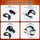 Meta Quest 3S VR Headset with One-Click Adjustable Fit, Enhanced Comfort & Support, Quick Swap Design, Ergonomic Padded Accessories, Extended Wear Time - Secure Straps Included