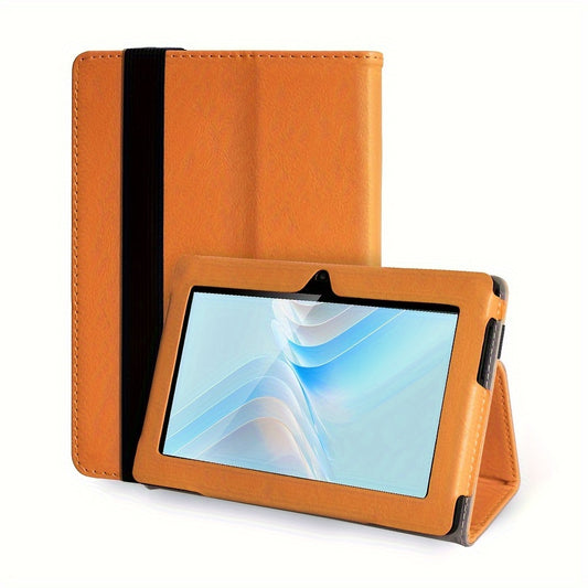 ATMPC 7-Inch for Android Tablet - Quad Core, HD IPS Display, Dual Cameras, WiFi, 2GB for RAM, 32GB Storage with Case - 2023 Model