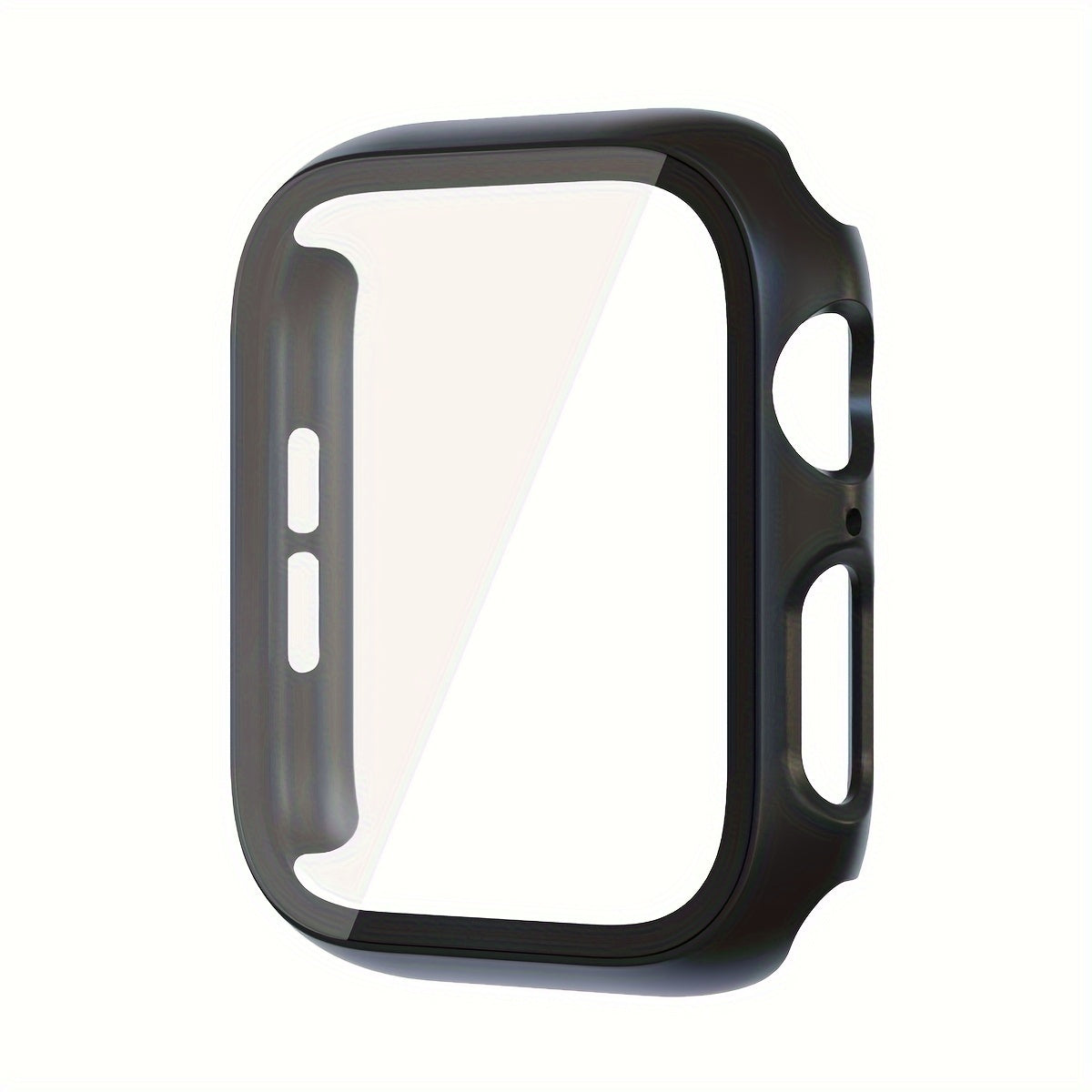 Glass  Case For Apple Watch 8 7 45mm 41mm 44mm 40mm Screen Protector PC Cover Bumper For IWatch Series 3 4 5 SE 6 Accessories