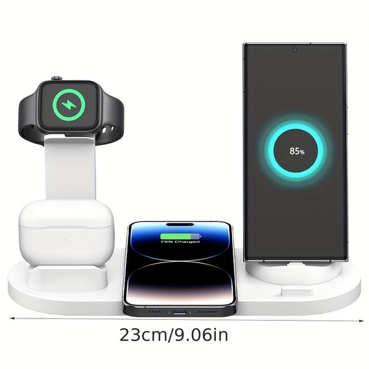 Wireless Phone Charger Fast Charging Station, Detachable Wireless Charger Stand So Support Wireless Charging Mobile Phones For IPhone15 14, 13, 12, 11/Pro/Max/Mini/Plus, X, XR, XS/Max, SE, 8/Plus, Airpods