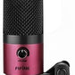 FIFINE USB Microphone, Metal Condenser Recording Microphone for Laptop MAC or Windows Cardioid Studio Recording Vocals, Voice Overs,Streaming Broadcast and YouTube Videos-K669B