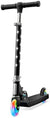 Jetson 2-Wheel Light-Up Kick Scooter, Light Up Deck and Wheels, Height Adjustable Handlebar, Rear Brake, Easy-Folding Mechanism, 4 or 6 inch wheels