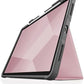STM Dux Plus for iPad Air 11&#34; (5th/4th Gen &amp; M2 6th Gen 2024) - Ultra-Protective, Lightweight Rubberized Case with Clear Back, Apple Pencil Holder, and Battery-Saving On/Off Cover - Red