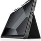 STM Dux Plus for iPad Air 11&#34; (5th/4th Gen &amp; M2 6th Gen 2024) - Ultra-Protective, Lightweight Rubberized Case with Clear Back, Apple Pencil Holder, and Battery-Saving On/Off Cover - Red