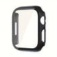Glass  Case For Apple Watch 8 7 45mm 41mm 44mm 40mm Screen Protector PC Cover Bumper For IWatch Series 3 4 5 SE 6 Accessories