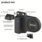 Desiontal Mini Smartphone Handheld Gimbal with Quick Magnetic Mount - Portable Outdoor Photography Selfie Stick Assistant with Detachable Shutter, Remote Shooting Capability, 1/4'' Screw Hole for Tripod Compatibility, Battery-Powered with Button Battery,