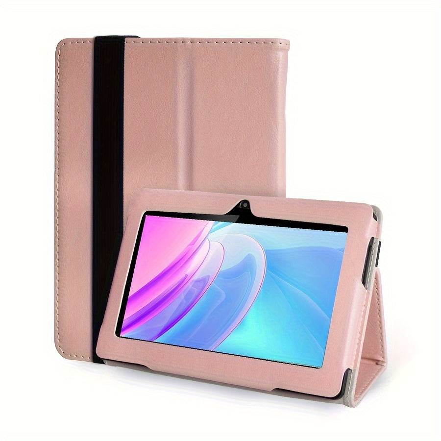 ATMPC 7-Inch for Android Tablet - Quad Core, HD IPS Display, Dual Cameras, WiFi, 2GB for RAM, 32GB Storage with Case - 2023 Model
