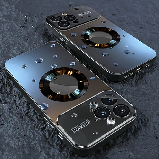 Luxury Matte Magnetic Wireless Charging Phone Case