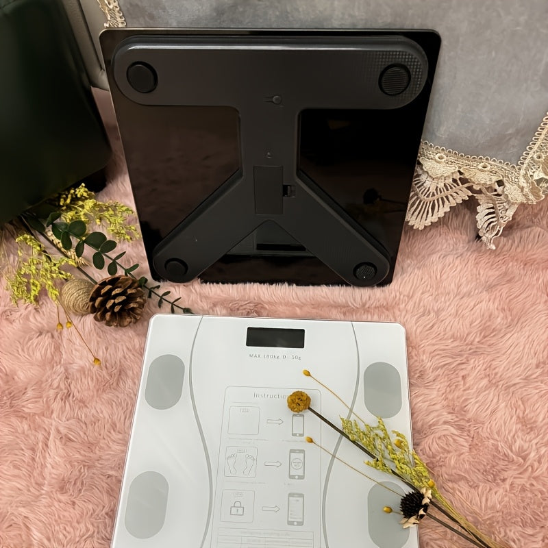 Intelligent Electronic Scale, Body Weight Scale, Household Small Body Scale - Accurate & Easy-to-Read Display - Tempered Glass Platform - For Home Use - Ideal Gift for Health-Conscious Individuals