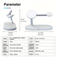 TIMESS-5 in 1 Magnetic Wireless Charger Stand, 15W Qi Fast Charging Dock Station Holder LED Night Light Compatible with iPhone 15/14/13/12 Pro Max Mini, Apple Watch 9/8/7/SE/6/5/4/3/2, AirPods 3/2/Pro