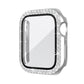 Megkhla Apple Watch Screen Protector, Bling Case For Apple Watch 40mm 44mm 41mm 45mm SE Series 8 7 6 5 4 With Hard PC Tempered Glass Rhinestone Protection Full Face Case Accessories For IWatch Girls & Women
