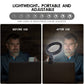 [Popular Choice] Dimmable 6in Selfie Ring Light with Clip for Laptops, USB-Powered LED Webcam Lighting for Zoom Meetings and Online Learning, USB-powered, LED, Webcam Lighting