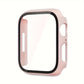 Glass  Case For Apple Watch 8 7 45mm 41mm 44mm 40mm Screen Protector PC Cover Bumper For IWatch Series 3 4 5 SE 6 Accessories