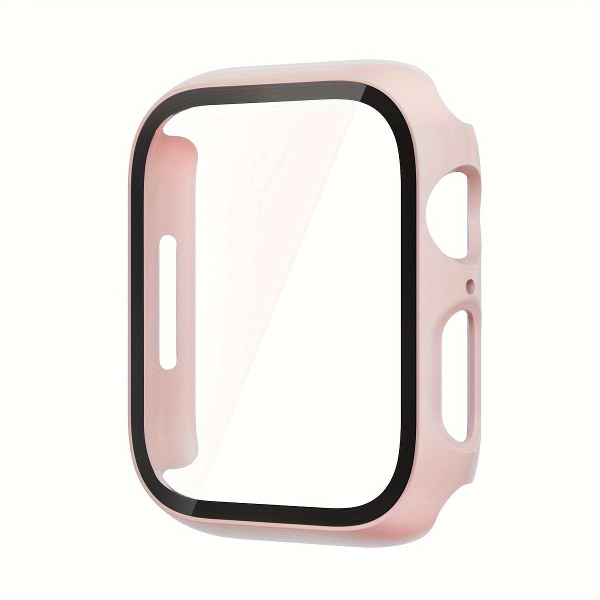 Glass  Case For Apple Watch 8 7 45mm 41mm 44mm 40mm Screen Protector PC Cover Bumper For IWatch Series 3 4 5 SE 6 Accessories