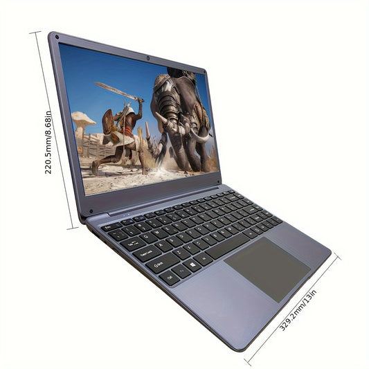 Crelander 14" Laptop with Intel Celeron N4020, 8GB for RAM & 128GB SSD - Full HD IPS Display, Windows 11, Dual Power Supply