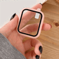 Matte Watch Case For iWatch 45mm 41mm 44mm 40mm 42mm 38mm, Screen Protector For Iwatch SE 8 7 6 5 4 3 2 1