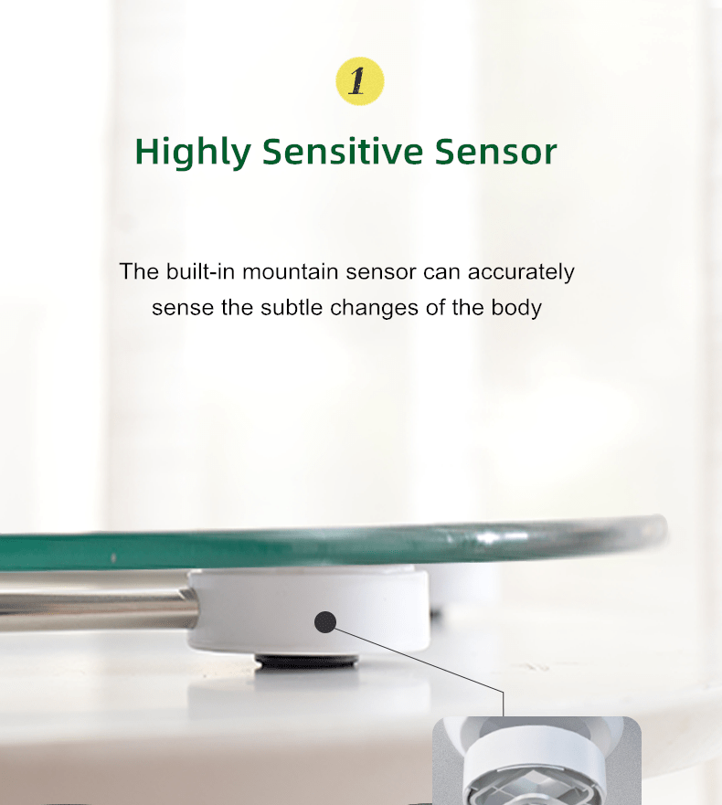 Smart Digital Bathroom Scales with LCD Display