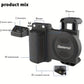Desiontal Mini Smartphone Handheld Gimbal with Quick Magnetic Mount - Portable Outdoor Photography Selfie Stick Assistant with Detachable Shutter, Remote Shooting Capability, 1/4'' Screw Hole for Tripod Compatibility, Battery-Powered with Button Battery,