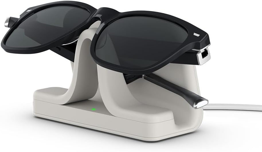 Amazon Echo Frames (3rd Gen) | Smart glasses with Alexa | Square frames in Classic Black with polarized sunglass lenses