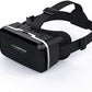 VR Headset for Samsung and Android Phones - Anti-Blue Eyes Protected HD Lenses, VR Goggles for All Smartphone /4.7-6.0in (Black) (with Handle)