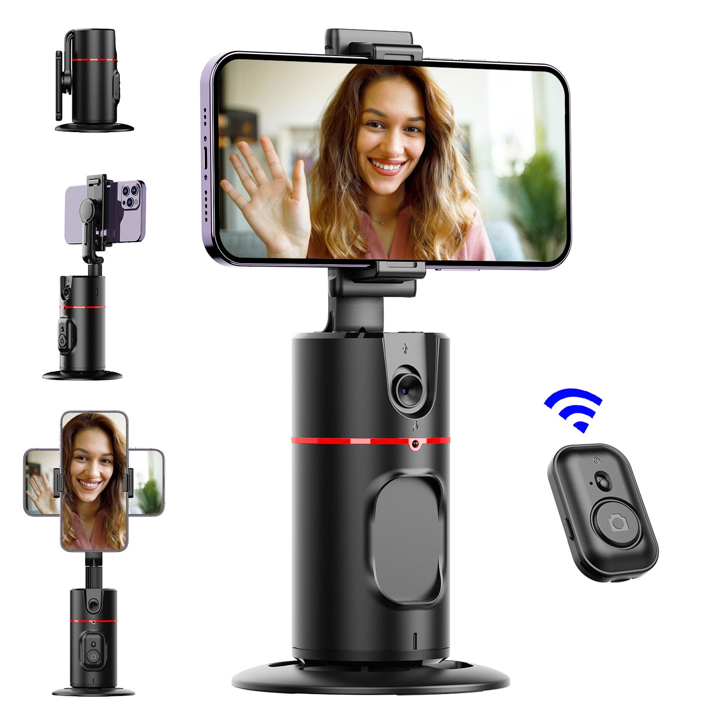 Upgraded 360° Automatic Tracking Phone Holder