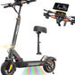 iENYRID 800W/2000W e Scooter for Adults Electric Scooter with Seat 10&#34; Off Road Pneumatic Tires Long Range Motorized e-Scooter,28-35MPH,30-35Miles Range eScooter,Fast Foldable Eletric Scooters for men