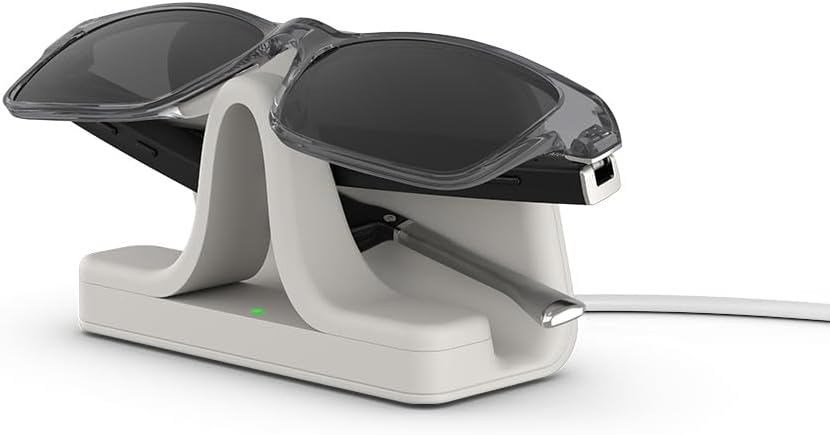 Amazon Echo Frames (3rd Gen) | Smart glasses with Alexa | Square frames in Classic Black with polarized sunglass lenses