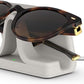 Amazon Echo Frames (3rd Gen) | Smart glasses with Alexa | Square frames in Classic Black with polarized sunglass lenses