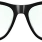 Amazon Echo Frames (3rd Gen) | Smart glasses with Alexa | Modern Rectangle frames in Charcoal Gray with blue light filtering lenses