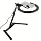 10" Selfie Ring LED Fill Light With Phone Holder, Adjustable Tripod Stand
