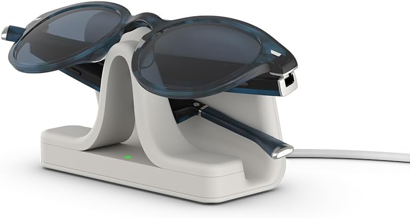 Amazon Echo Frames (3rd Gen) | Smart glasses with Alexa | Square frames in Classic Black with polarized sunglass lenses
