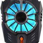 Electroplate Phone Cooling Fan, 2 Gears Cooler with Clip for iPhone, Semiconductor Quick Cooling Gaming Equipment for Travel Outdoor Live