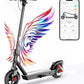 TST Electric Scooter for Adults, Up to 19 MPH and 20/30 Miles Long-Range, 500W Peak Motor Foldable E Scooter, 10&#34; Solid Rear Tire and Pneumatic Front Tire, Dual Braking System and App Control