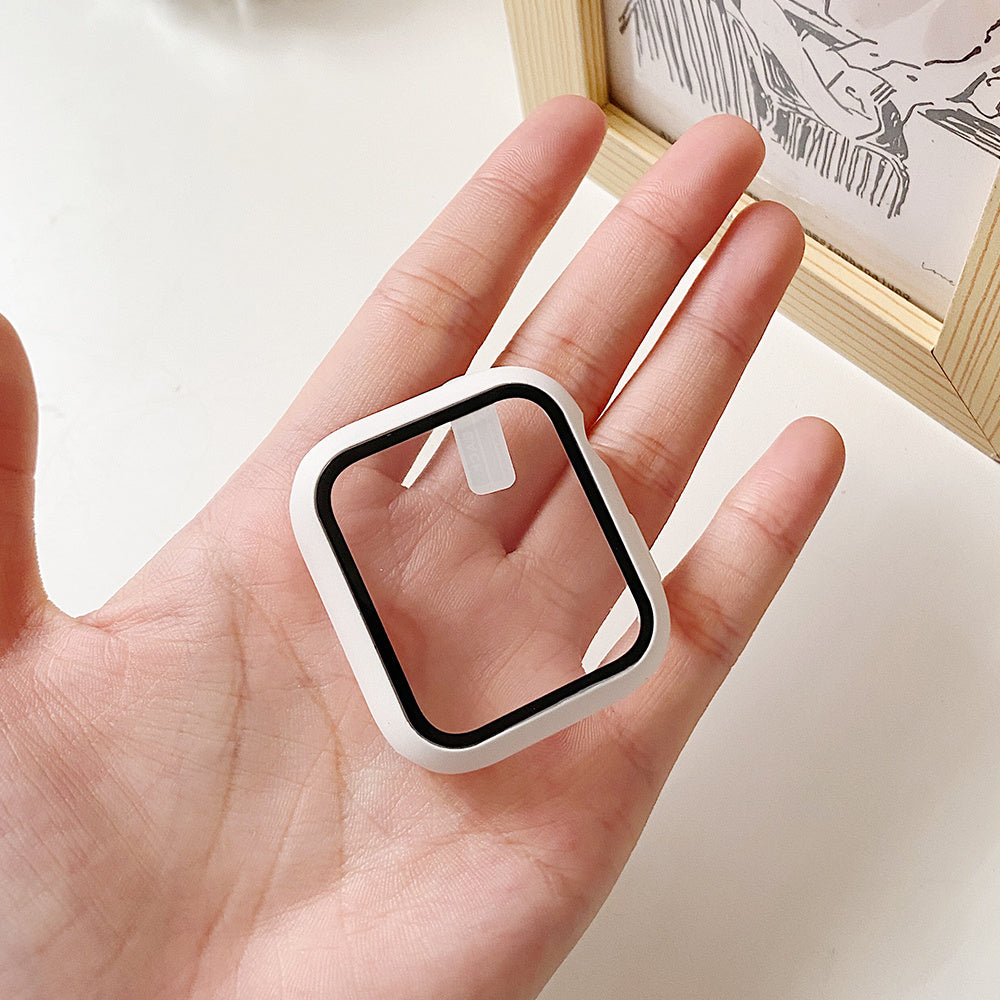 Premium Hard Plastic Screen Protector for Apple Watch Series 8/7/6/5/4/SE - 45/44/42/41/40/38mm Sizes