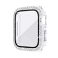 Megkhla Apple Watch Screen Protector, Bling Case For Apple Watch 40mm 44mm 41mm 45mm SE Series 8 7 6 5 4 With Hard PC Tempered Glass Rhinestone Protection Full Face Case Accessories For IWatch Girls & Women
