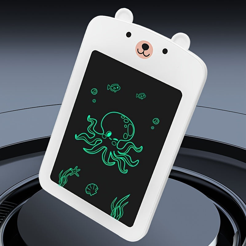 Cartoon LCD Writing Tablet - 6.5-Inch, One-Click Clear, Drawing Pad, Electronic Doodle Board with Colorful Screen, ABS Material, Battery Powered (Button Cell ≥20mm) - For Kids