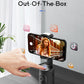 [Popular Choice] 360° Rotating Auto Tracking Phone Holder with Fast Face & Object Tracking - Portable All-in-One Smart Selfie Stick, Tripod for Vlog, Live Streaming - USB Rechargeable, Compatible with Apple, for SamSung & More - Ideal for Photography, Tr