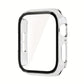 Glass  Case For Apple Watch 8 7 45mm 41mm 44mm 40mm Screen Protector PC Cover Bumper For IWatch Series 3 4 5 SE 6 Accessories