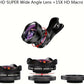 Universal 4K HD Super Wide 15X Macro 2 in 1 Camera Lens Kit, Clip-On Phone Lens, Aluminum Alloy - For Smartphone Photography Enthusiasts - Enhance Mobile Photography - Perfect Gift for Travelers & Vloggers