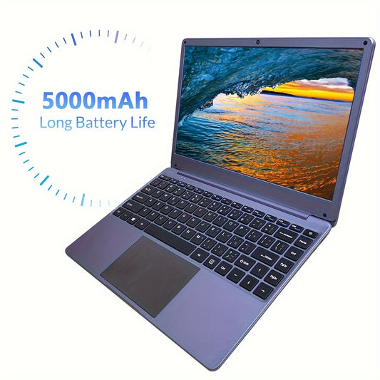 Crelander 14" Laptop with Intel Celeron N4020, 8GB for RAM & 128GB SSD - Full HD IPS Display, Windows 11, Dual Power Supply