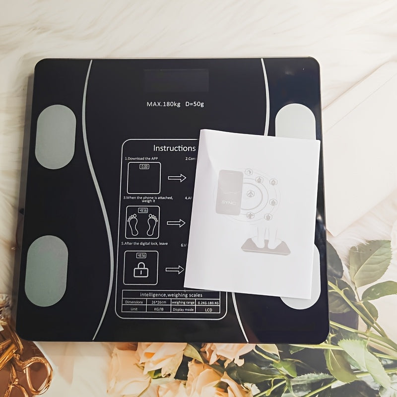Intelligent Electronic Scale, Body Weight Scale, Household Small Body Scale - Accurate & Easy-to-Read Display - Tempered Glass Platform - For Home Use - Ideal Gift for Health-Conscious Individuals