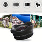 Universal 4K HD Super Wide 15X Macro 2 in 1 Camera Lens Kit, Clip-On Phone Lens, Aluminum Alloy - For Smartphone Photography Enthusiasts - Enhance Mobile Photography - Perfect Gift for Travelers & Vloggers