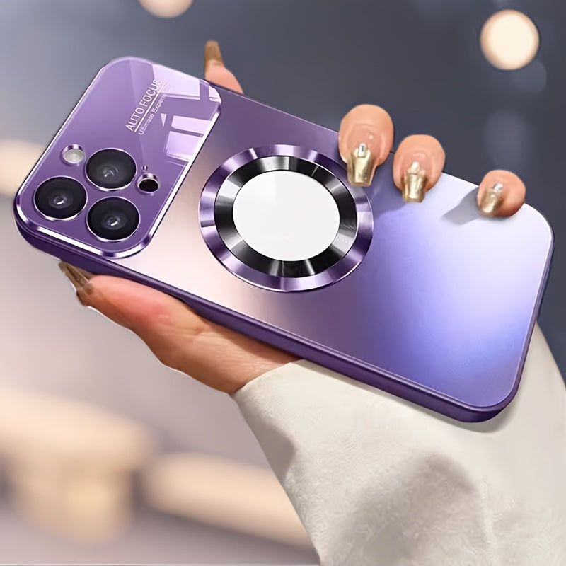 Luxury Matte Magnetic Wireless Charging Phone Case