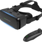 VR Headset for Samsung and Android Phones - Anti-Blue Eyes Protected HD Lenses, VR Goggles for All Smartphone /4.7-6.0in (Black) (with Handle)