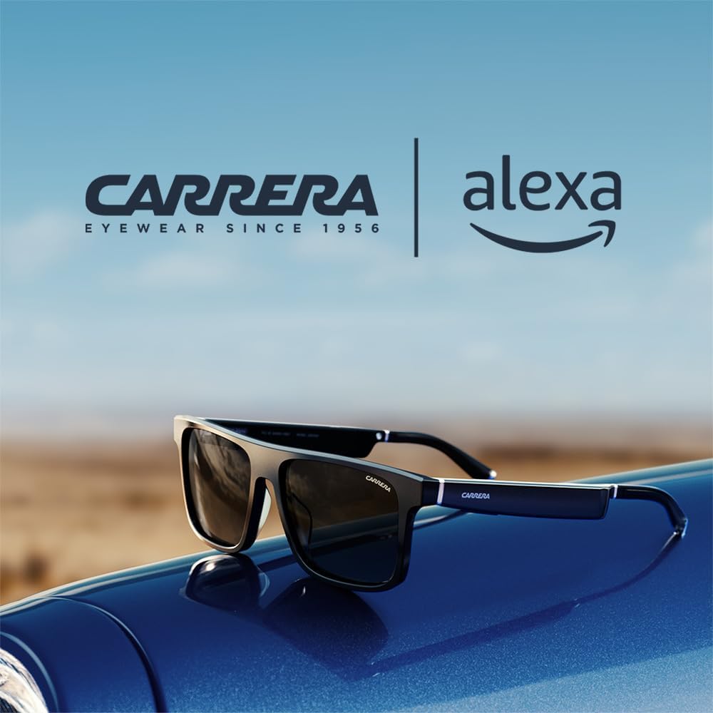 Carrera Smart Glasses with Alexa | Smart audio glasses | Cruiser black frames with gradient sunglass lenses | Navigator