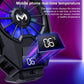 Phone Cooler for Tiktok Live Streaming, Mobile Gaming.Fast Cooling Cell Phone Refrigerator with Customized RGB Lighting, LED Temperature Display