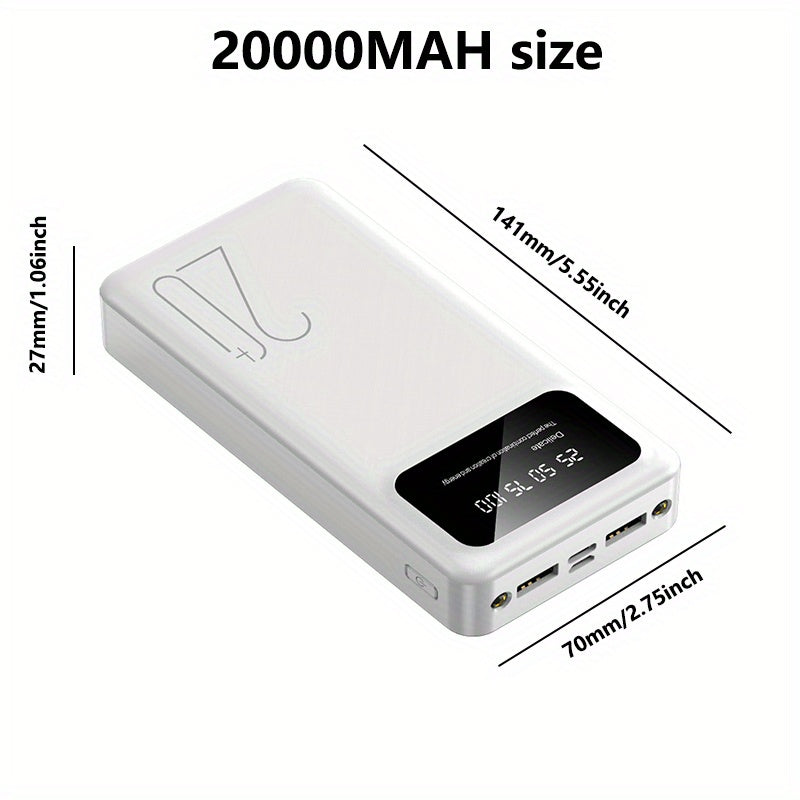 10000/20000 MAh High-capacity Portable Power Bank