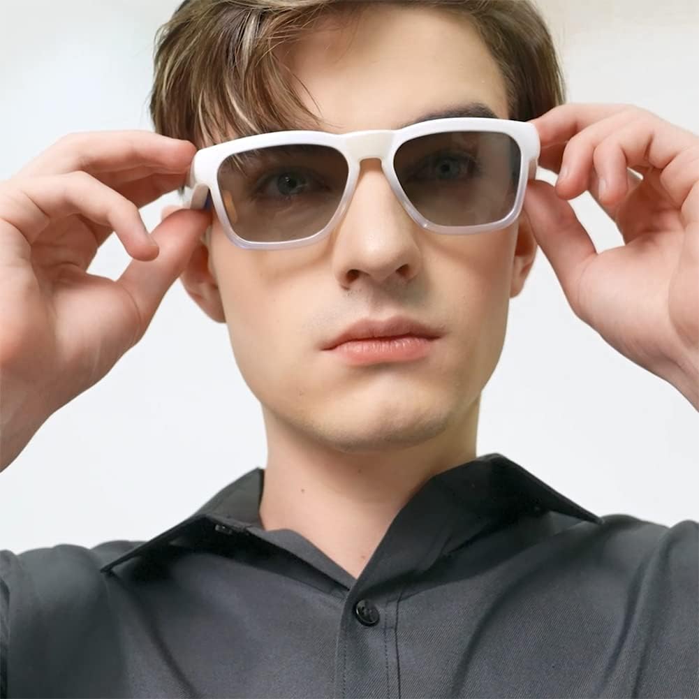 OhO Smart Glasses, Audio Glasses With Bluetooth Speaker,Reading Glasses With Voice Control and Open Ear,(Men/Women)